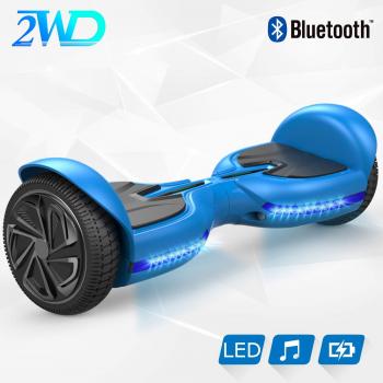2WD Hoverboard Q3 6.5 Scooter eléctrico Patinetes eléctricos Self-Balanced Scooter 6.5 Pulgadas Scooter eléctrico UL Certificado con Altavoz Bluetooth Incorporado