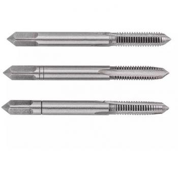 Juego de machos de roscar TOPEX 14A204 - 14 piezas, acero rápido, con estuche