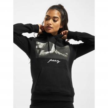 Mister Tee Women's Black Pray Hoodie