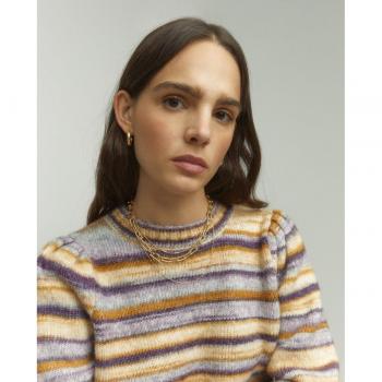 Jersey de punto con cuello caja mujer Tintoretto