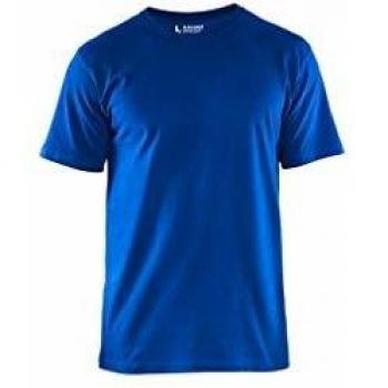 Blaklader Cotton Work T-Shirts 5-Pack Royal Blue Size XL