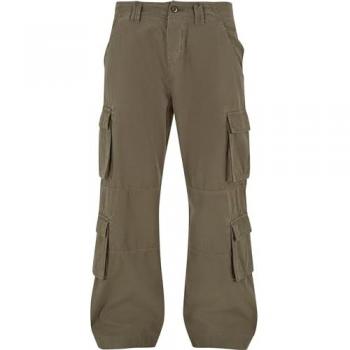 Urban Classics Men's Double Cargo Pants - Olive Green - W34 - 100% Cotton