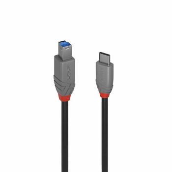 Lindy 36667 Cable USB 3.2 Tipo C a B, Linea Anthra, 2m