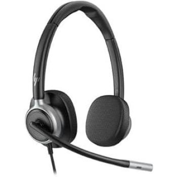 Auriculares Estéreo USB-C y USB-A con Cable HP Poly Mission 625, Cancelación de Ruido, Certificados para Microsoft Teams, Google Meet y Zoom, Color Negro
