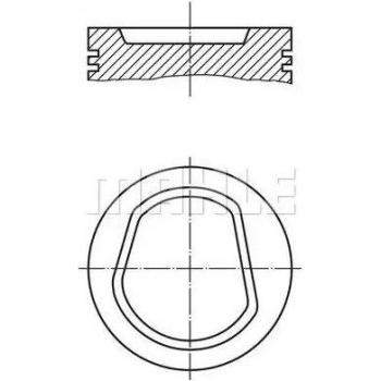 Pistón MAHLE ORIGINAL 0304202 de alta calidad