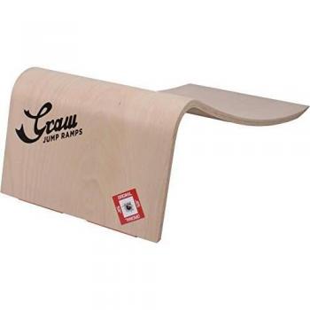 Graw Jump Ramps Rampa J25 Marrón - Rampa de salto para bicicletas, color marrón, fabricada en material resistente, diseño portátil y ligero, ideal para saltos y acrobacias en terrenos variados