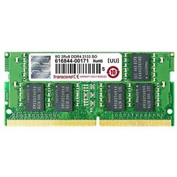 Transcend 8 GB DDR4 2133Mhz SO-DIMM 2Rx8 512Mx8 CL15 1.2 V