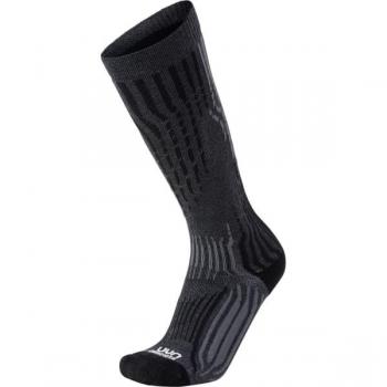 Calcetines de esquí Uyn Cashmere para hombre, color negro, fabricados con una mezcla de cashmere para mayor suavidad y calidez, diseño ergonómico que se adapta a la forma del pie, propiedades de regulación térmica