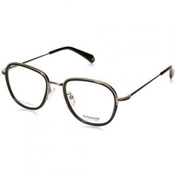 Polaroid Men's Optical Frame PLD D375/G, Ruthenium Black, Stainless Steel, Size 51