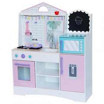 KidKraft 10119 Cocina de Juguete Dreamy Delights - Rosa de madera para niños