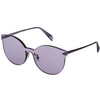 Police Women's Sunglasses SPL935-990Q63, Purple Metal with Anti-Reflective Coating, One Size