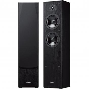 Yamaha NS-F51 Altavoces de Suelo HiFi 2 Vías Bass-Reflex en Negro, Pareja