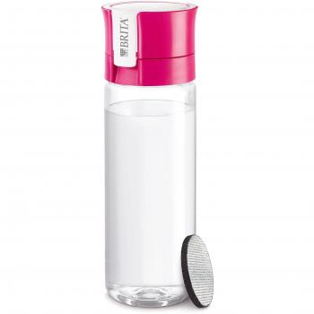 BRITA Vital Fill&Go Water Filter Bottle, Chlorine and Organic Impurities Reduction, BPA Free, Pink, 600ml
