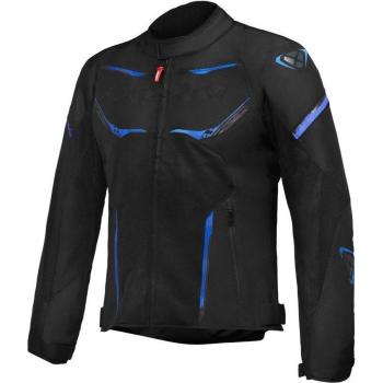 Ixon Chaqueta de Moto Striker Air Textil Negro-Antracita-Azul