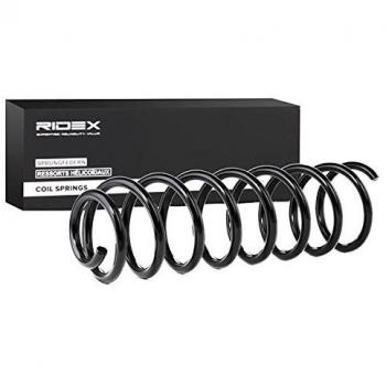 Muelle de suspensión RIDEX 188C0143 para VW y SEAT, Eje trasero, Amortiguador helicoidal
