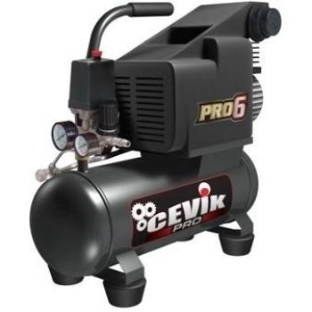 Compresor Monoblock Portátil Cevik CA-PRO6, 750W, Capacidad de 6 Litros, 230V