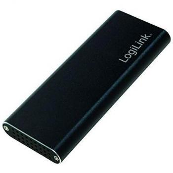 Caja Externa USB 3.1 Gen 2 para SSD SATA M.2 LogiLink UA0314, Negra