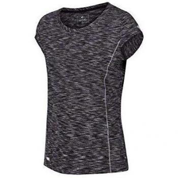 Regatta Hyperdimension-Camiseta De Tejido Elástico Ligero Y De Secado Rápido T-Shirts/Polos/Vests, Mujer, Black, 8