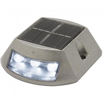 Luminaria de Superficie Solar INTI Fijo Gris LED Blanco - Ahorro de Energía