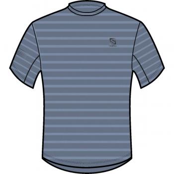 Salomon XA tee T-Shirt, Hombre, Flint Stone, L