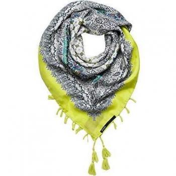 REPLAY Vintage Effect Scarf Unisex Green