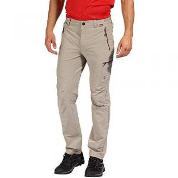 Regatta Highton Pantalón Isoflex Tejido elástico Activo y Impermeable Trousers, Hombre, Parchment, 33