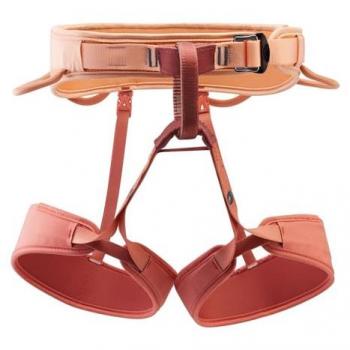 Petzl Corax LT Women's Climbing Harness - XL, Orange/Red