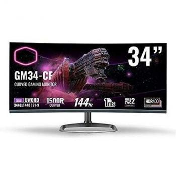 Monitor Gaming Led 34 Cooler Master GM34-CW Curvo