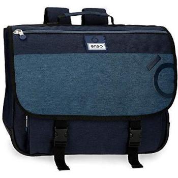 Enso Blue Carteron-Mochila para Portátil 13,3 Azul 39,5x30,5x16,5 cms Poliéster 19.52L