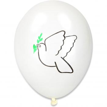 Globos Paloma de la Paz (10 unidades) - Paquete Especial para Celebraciones Globales
