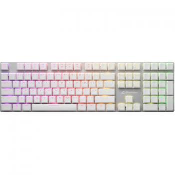 Teclado Gaming Sharkoon PureWriter RGB QWERTY Inglés Blanco con Retroiluminación LED