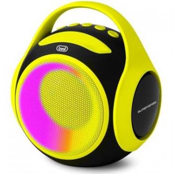 Altavoz Bluetooth Trevi XR 8A 202 Amarillo 20W Impermeable con TWS, USB y MicroSD