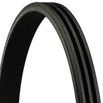 Correa trapecial poli V CONTITECH 3PK870, correa trapezoidal métrica, longitud de 870 mm, tipo de perfil 3PK, fabricada en caucho resistente a la abrasión y al desgaste,