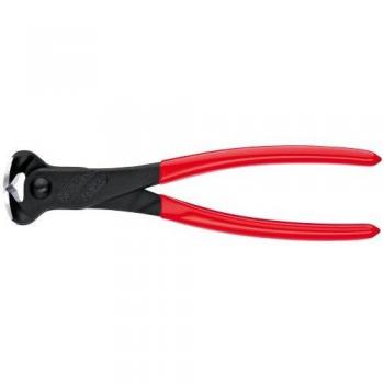 KNIPEX 68 01 160 EAN Alicate de corte frontal negro atramentado recubiertos de plástico 160 mm