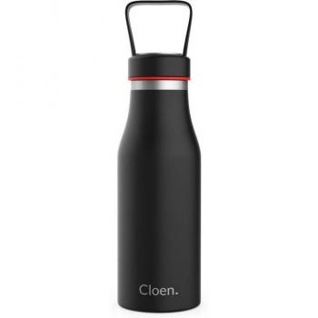 Botella térmica de acero inoxidable Cloen 500ml - Negro