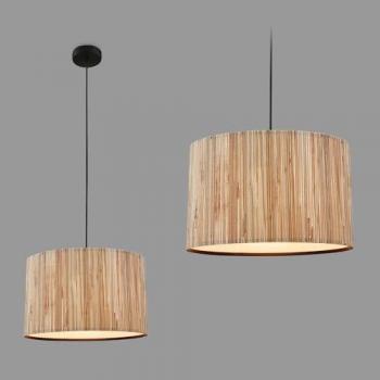 Lámpara Colgante Slama, 1 Luz, Ø 35cm, Color Natural, Algas Marinas