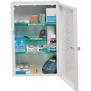 Armario botiquín blanco de 1 puerta con cierre, 455 x 310 x 145 mm - Rossignol