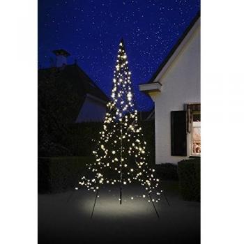 Árbol de Navidad Fairybell de 3 m con mástil y 360 LEDs cálidos