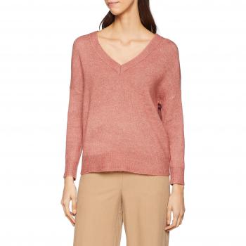 Only Onlorleans V-Neck Pullover Knt, suéter para Mujer, Rosa