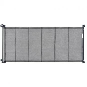 VEVOR 34.2in Tall Retractable Mesh Baby and Pet Gate, Extends Up to 76.8in Wide