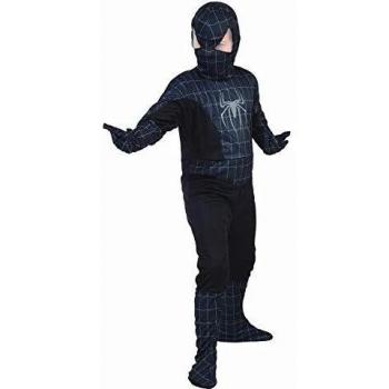 DISFRAZ SPIDER HEROE NEGRO 1012 AÑOS