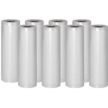 Rollos para envasar al vacío - 8 rollos - 48 m - 20 cm - Grosor de 105 µm