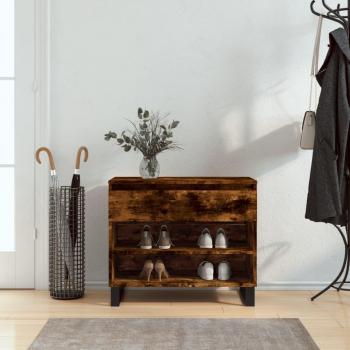 Zapatero Humo 70x36x60 cm Madera multicapa Marrón