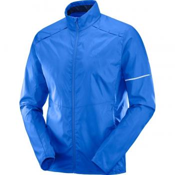 SALOMON Agile Wind Jkt Jacket, Hombre, Nautical Blue, M