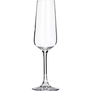 Villeroy & Boch 1172098130 Ovid Champagne, Crystal Glass, Clear, 250 ml measured brimful, Set of 4