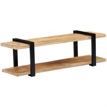 Mueble TV Buffet Diseño Práctico 130 cm Madera Maciza de Mango