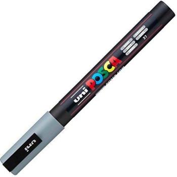 ROT.POSCA PC3M GRIS.UNIDAD.