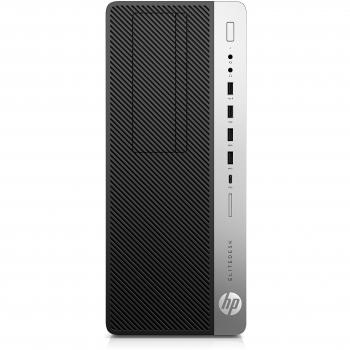 HP EliteDesk 800 G4 3.7GHz i7-8700K Torre Negro, Plata PC - Ordenador de sobremesa