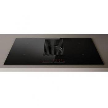 Elica Nikolatesla Prime S - Placa de inducción filtrante de 83 cm, color negro, con ventilación por recirculación