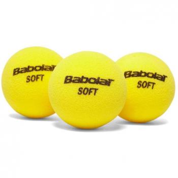 Babolat Soft Foam X3 Pelota de Tenis, Unisex Adulto, Amarillo, Talla Única